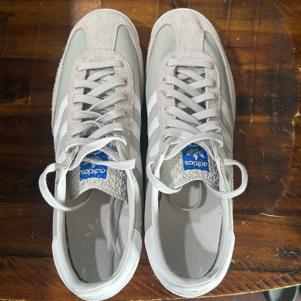 Adidas White and Gray Sneakers